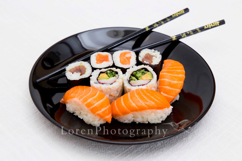 Firmada Plato Sushi Noviembre -  LorenPhotography