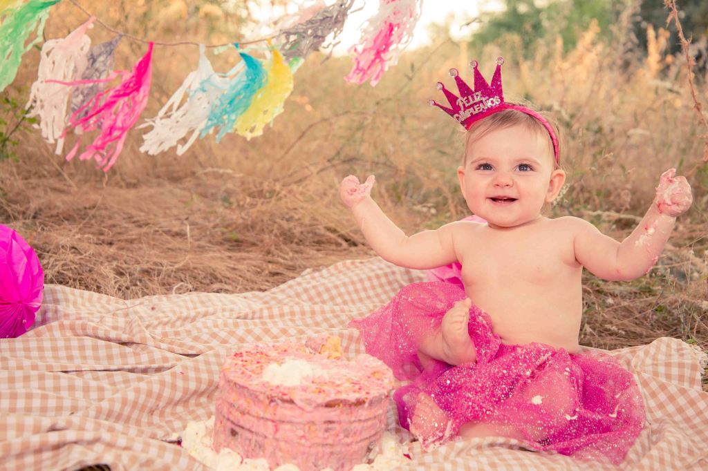 Smash cake cumpleaños sesion familia 4