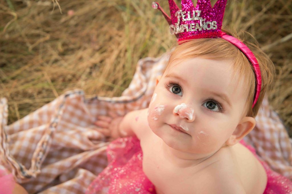 Smash cake cumpleaños sesion familia